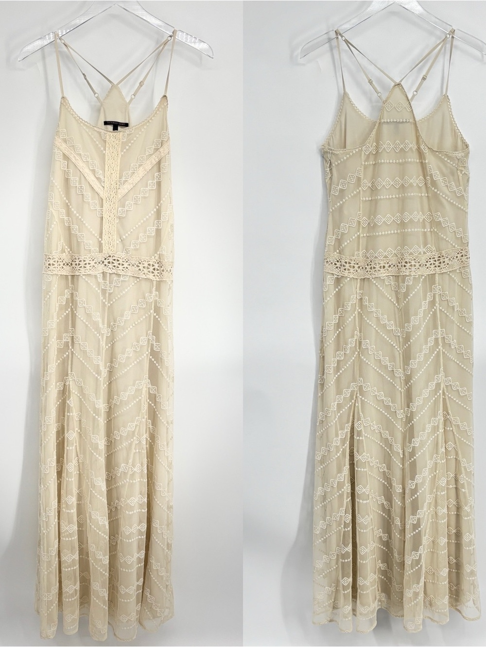 Victoria’s Secret Embroidered Overlay Maxi Dress